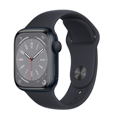 Apple Watch Series 8 GPS 45mm Midnight Midnight Sport Band - M/L