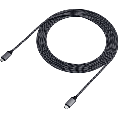 SATECHI CHARGING CABLE - SPACE GRAY 100W USB-C TO USB-C